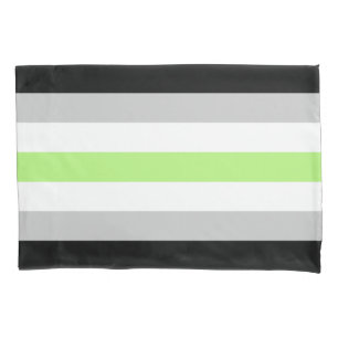 Agender Flag Standard Pillow Case
