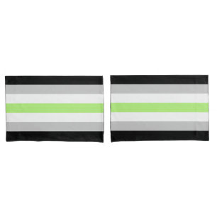 Agender Flag Standard Pillow Case