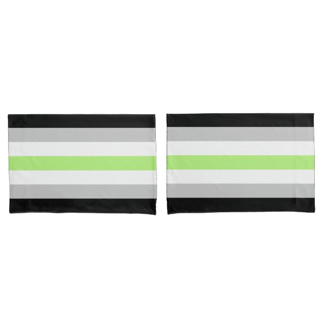 Agender Flag Standard Pillow Case (Front-Set)