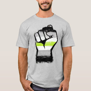 Agender Pride Fist T-Shirt