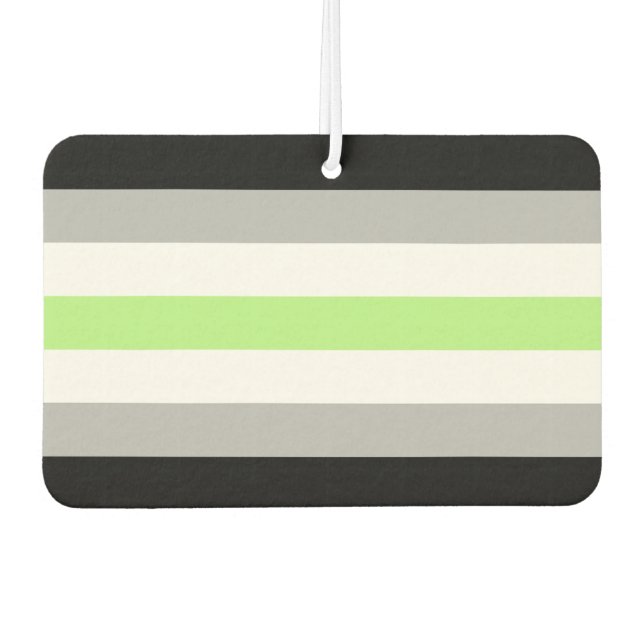 Agender Pride Flag Air Freshener (Front)