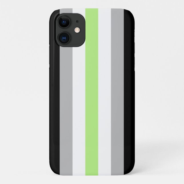 Agender Pride Flag Case-Mate iPhone Case (Back)