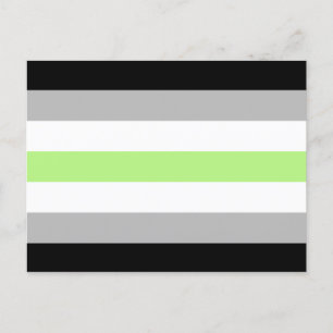 Agender Pride Flag Postcard
