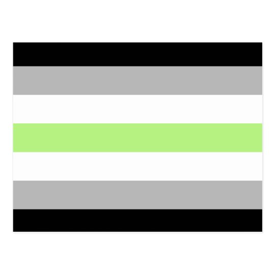 Agender Pride Flag Postcard