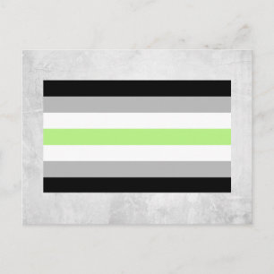 Agender Pride Flag Postcard