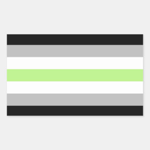 Agender Pride Flag Sticker