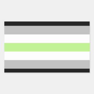 Agender Pride Flag Sticker