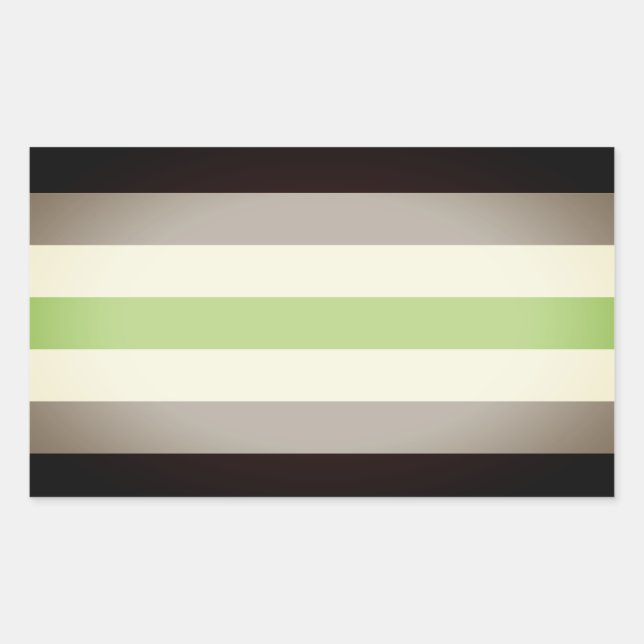 Agender Pride Flag Sticker (Front)