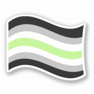 Agender Pride Wavy Flag