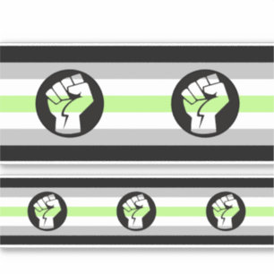 Agender Protest Flag