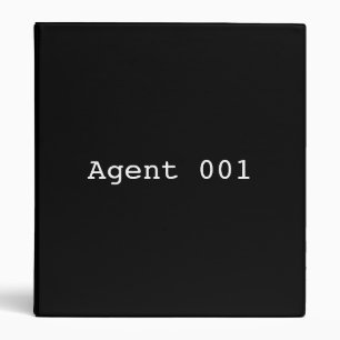 Agent 001 Binder