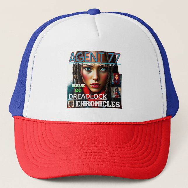 AGENT 77 - DREADLOCK CHRONICLES ISSUE 20 TRUCKER HAT (Front)