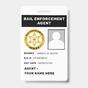 AGENT DE RECOUVREMENT DE CAUTION Badge