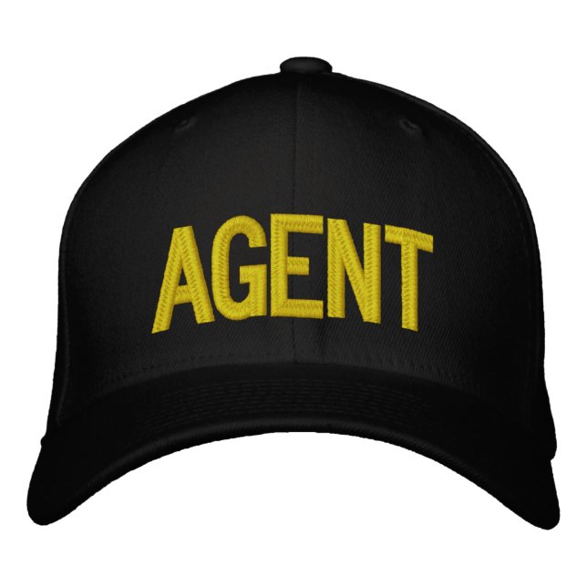 AGENT EMBROIDERED HAT (Front)