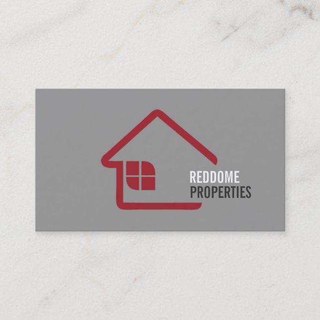 Agent immobilier Carte de visite immobilier (Devant)