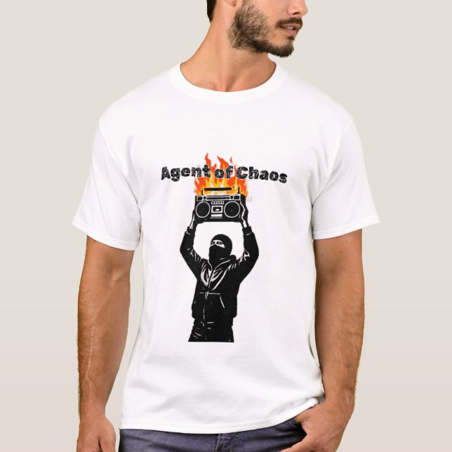 Agent of Chaos T-Shirt - Ignite Your Rebel Spirit (Front)