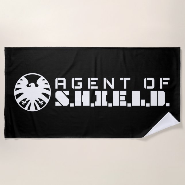Agent of S.H.I.E.L.D. Badge Beach Towel (Front)