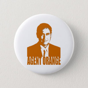 Agent Orange 2 Inch Round Button