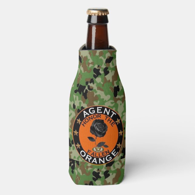 AGENT ORANGE BOTTLE COOLER (Bottle Front)