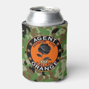 AGENT ORANGE CAN COOLER
