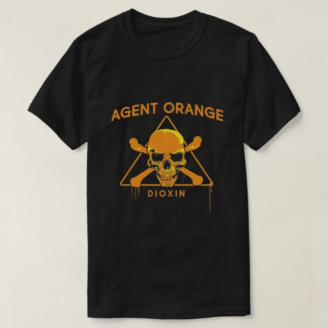 AGENT ORANGE DIOXIN T-Shirt (Design Front)