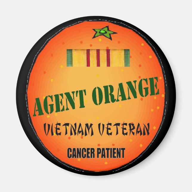 AGENT ORANGE MAGNET (Front)