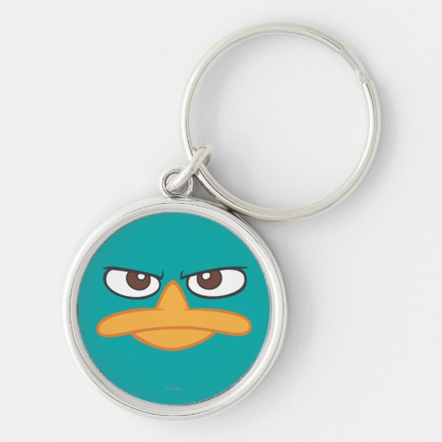 Agent P Face Keychain (Front)