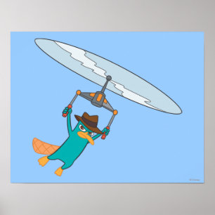 Agent P Flying Poster