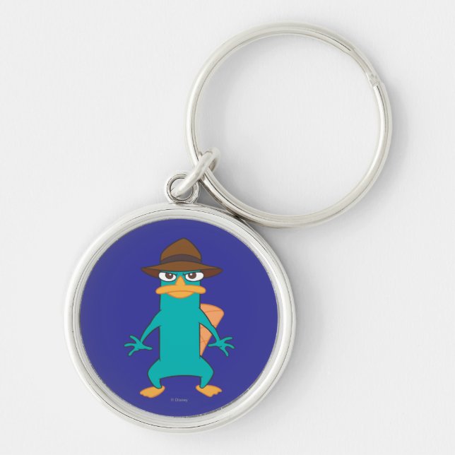 Agent P Pose Keychain (Front)