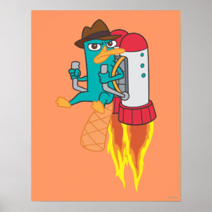 Agent P Rocket Pack Poster
