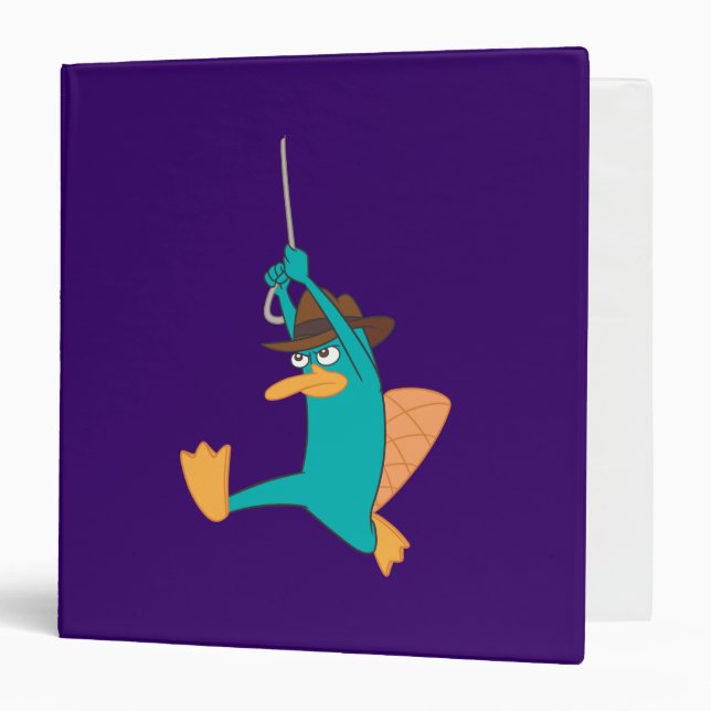Agent P Swinging from Rope Binder (Front/Inside)