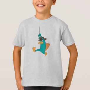 Agent P Swinging from Rope T-Shirt