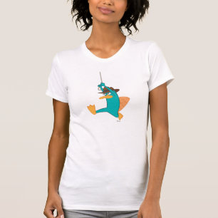 Agent P Swinging from Rope T-Shirt