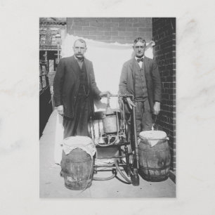 Agents Displaying Whiskey Still, 1920 Postcard