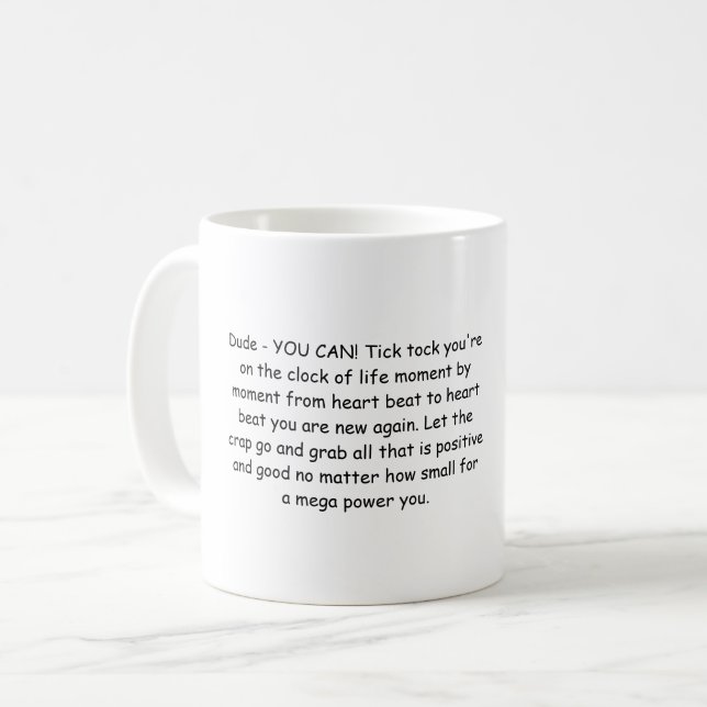Ageswisdom positive power mug (Front Left)