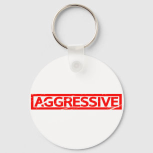 Aggressive Stamp Keychain