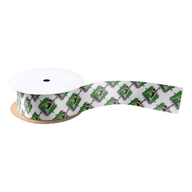 Aggressive Track and Field Satin Ribbon (Spool)
