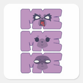 Aggrestuko! Faces Sticker