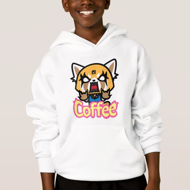 Aggretsuko J'Ai Besoin De Mon Café Rage Tee (Devant)