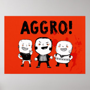 AGGRO Boys don't fear! Poster