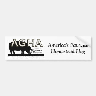AGHA-New Logo Bumper Sticker