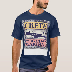 Agia Marina Crete Greece T-Shirt
