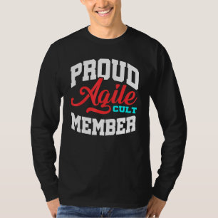 Agile Cult Member Scrum Project Management Pm Coac T-Shirt