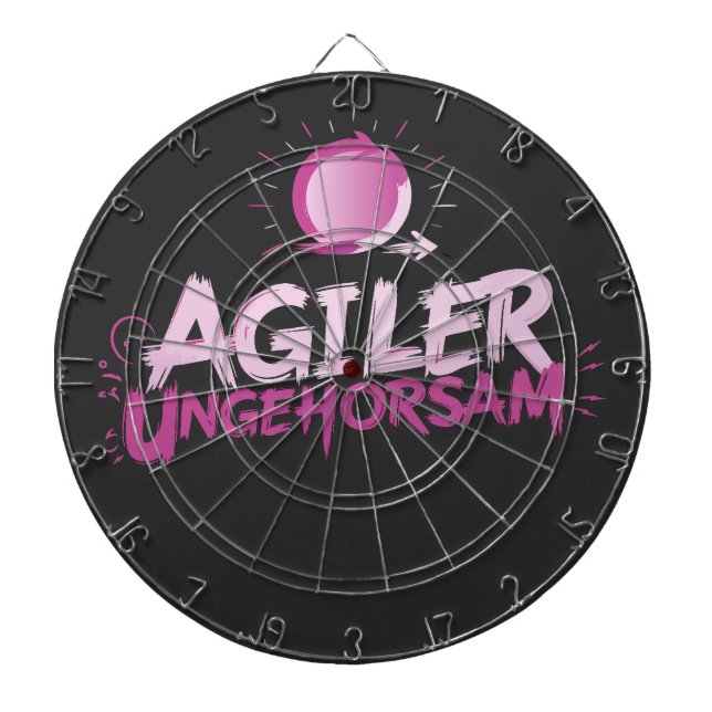 Agile Disobedience Dartboard (Front)