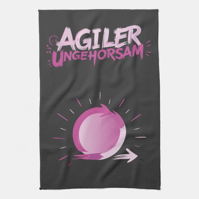 Agile Disobedience Kitchen Towel (Vertical)