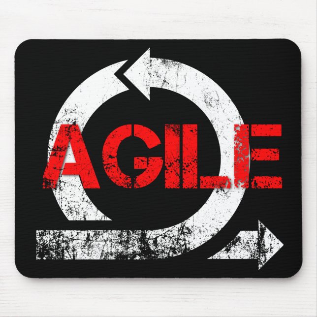 Agile Mousepad (vintage style) (Front)