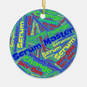 AGILE SCRUM DESIGNS CERAMIC ORNAMENT