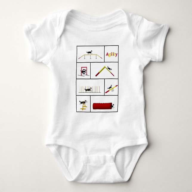 Agility all baby bodysuit (Front)