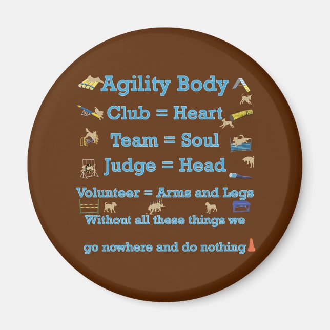 Agility Body Magnet (Front)