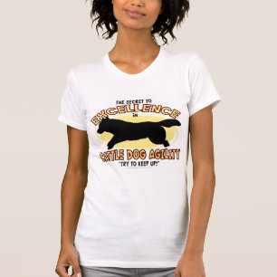 Agility Cattle Dog Secret Ladies Destroyed Shirt